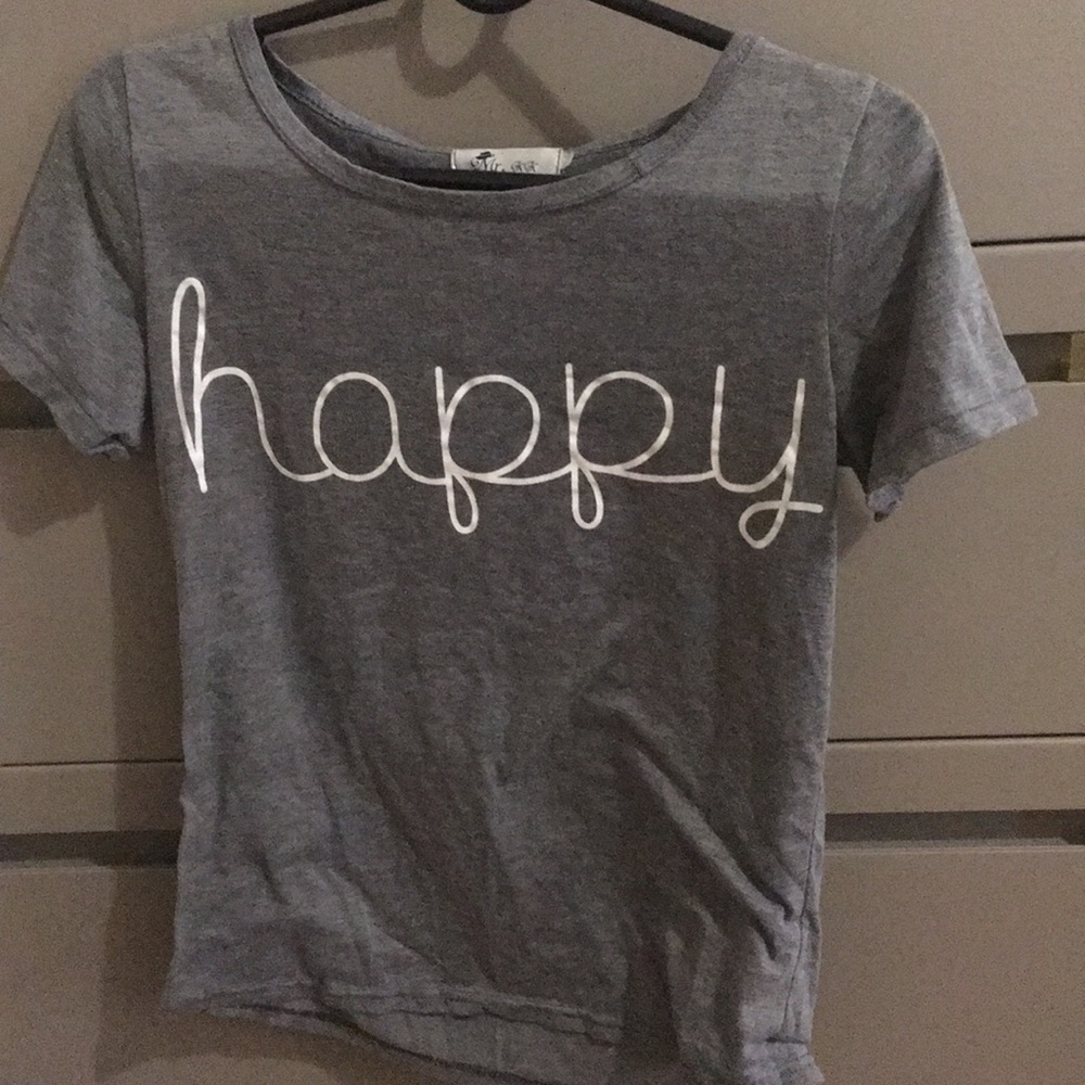 Gray shirt